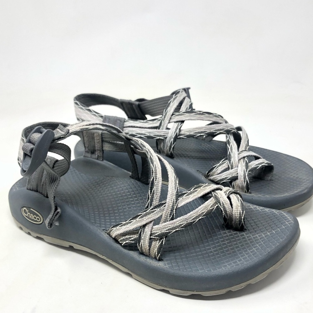 Chaco Zx2 Gray and Black Sandals Size 8